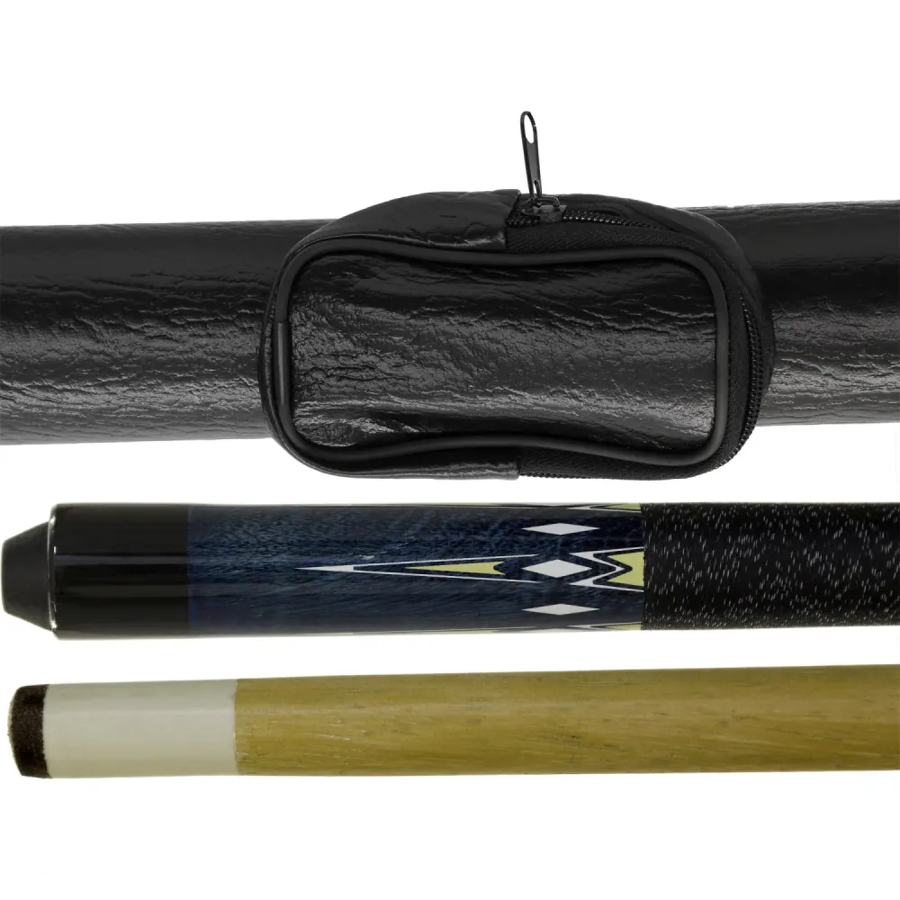 Tac de biliard Pro,, 146 cm, inclusiv geanta cu curea
