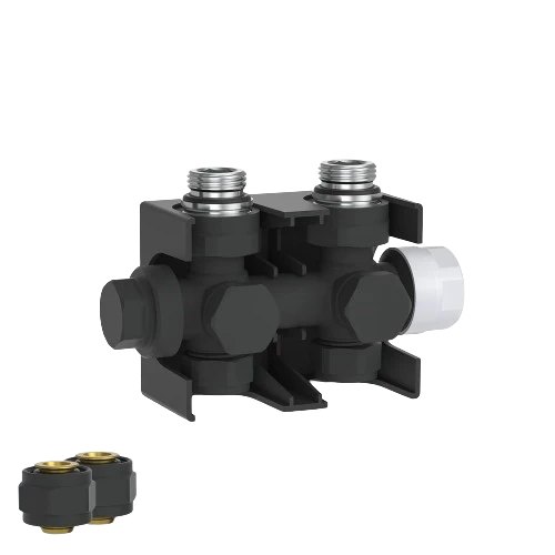 Racord multiblock de 1/2 toli, montaj vertical/horizontal, diametru exterior M 30 x 1, 5, antracit