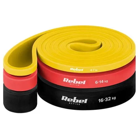 Accesorii cardio Rebel RBA-3000-S3 | 7kg, 208cm, 3, Negru