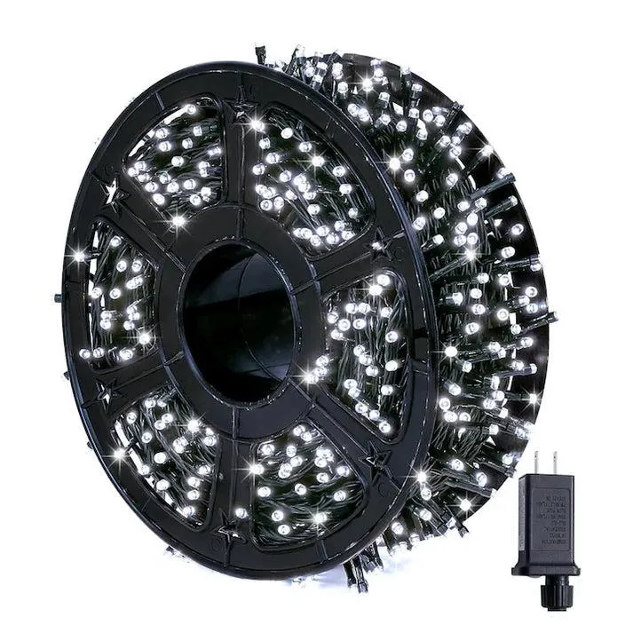 Instalație de Crăciun BecurI Model Diamant – Rolă 100 Metri, 480 LED-uri Alb Rece
