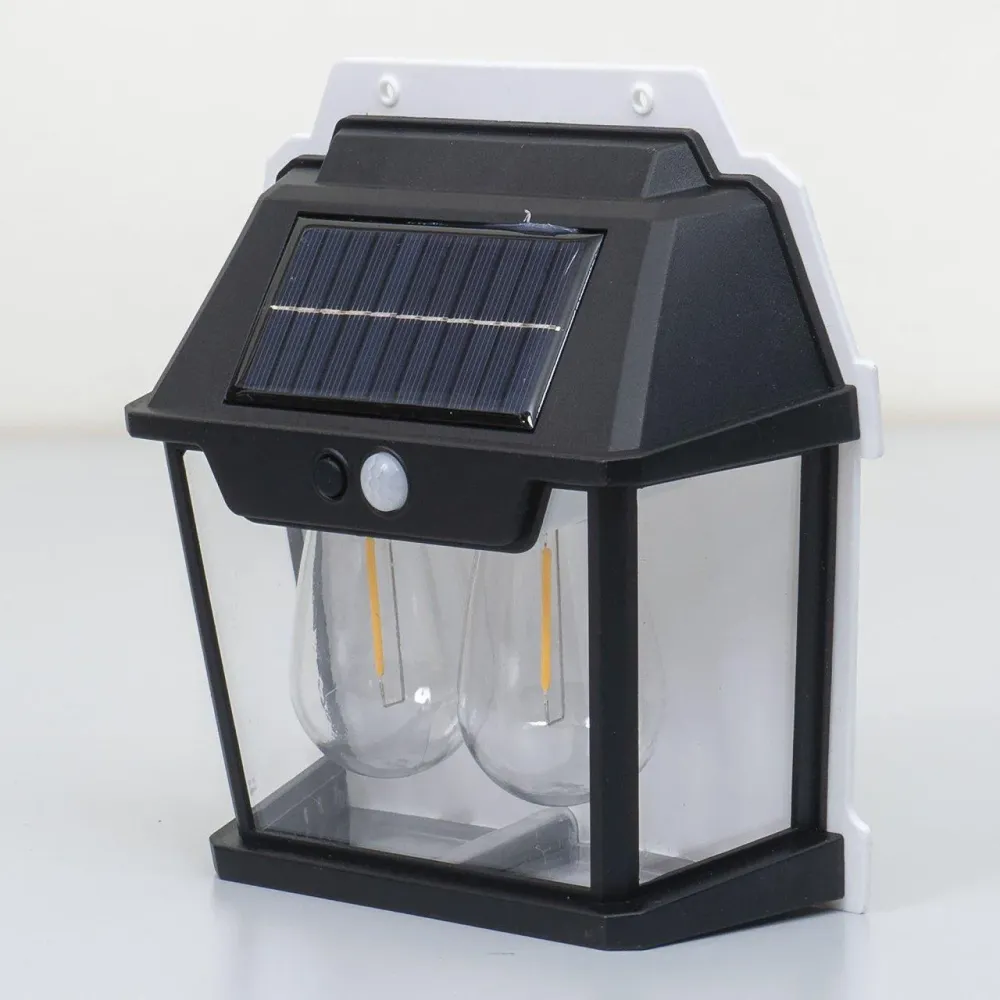 Lampa solară de perete cu LED, inducție și senzor de mișcare – model HW 999-2W