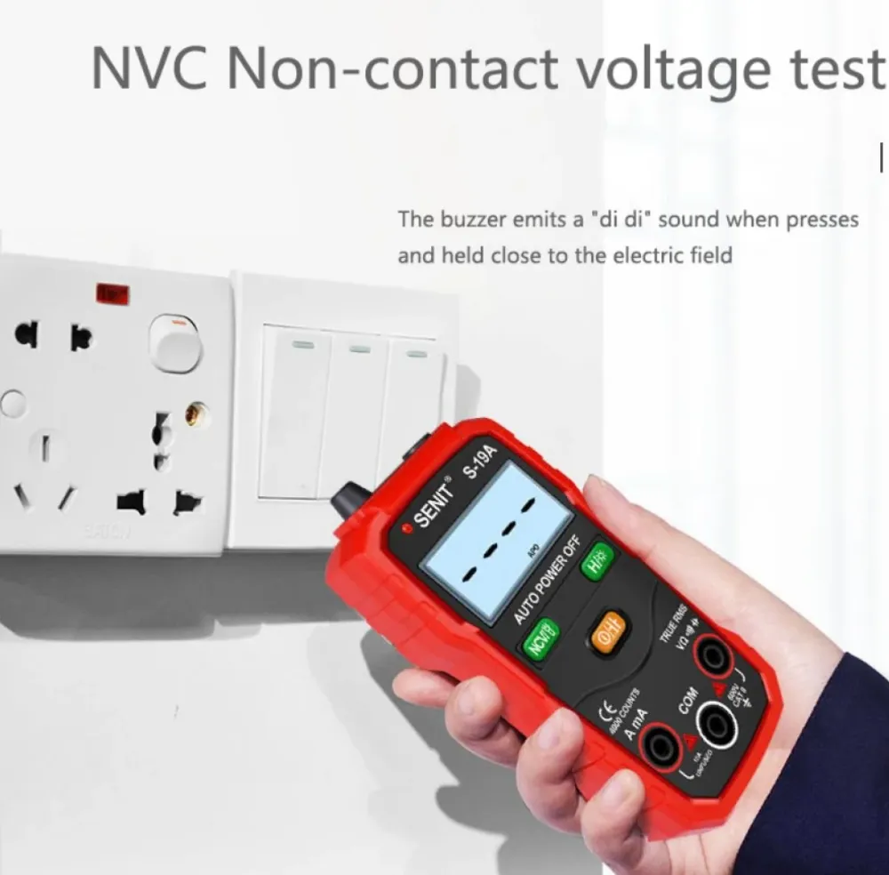 Multimetru Digital Inteligent cu Reglare Automată, NCV, Data Hold și LCD Iluminat