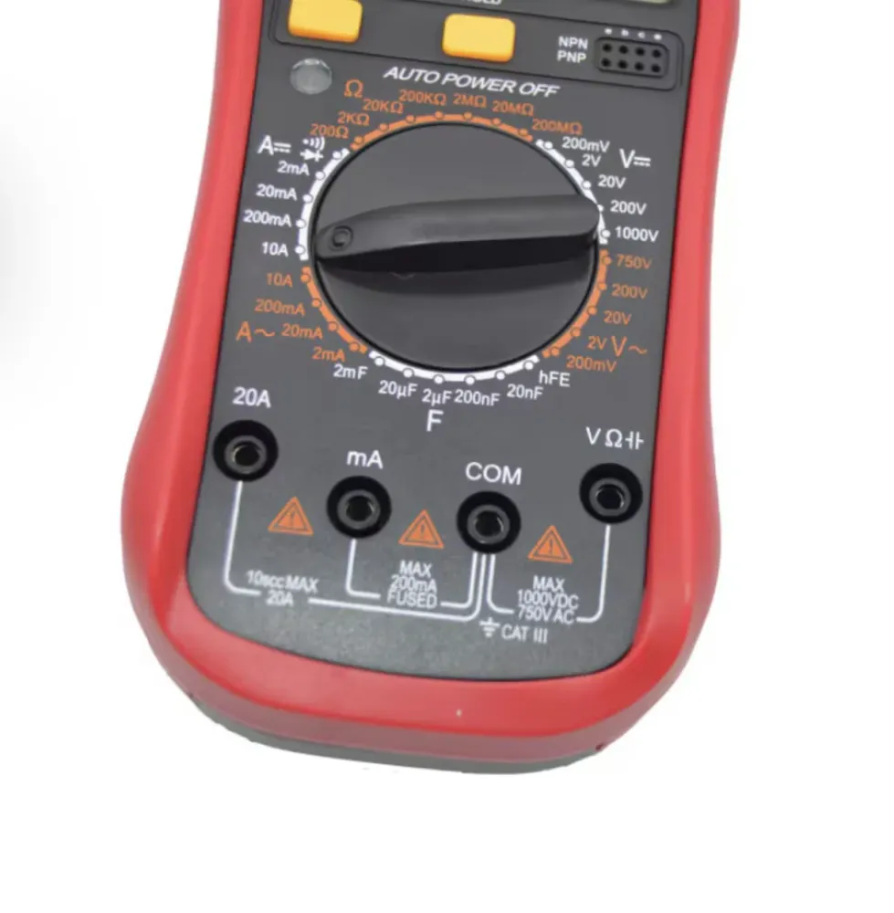 Multimetru Digital YI-2019 cu Carcasă Antişoc și Afișaj LCD – Măsurători Precise AC/DC