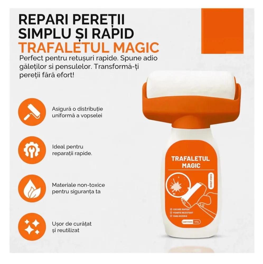 Trafalet Magic cu Rezervor Reutilizabil – Vopsire Curată, Rapidă și Fără Efort