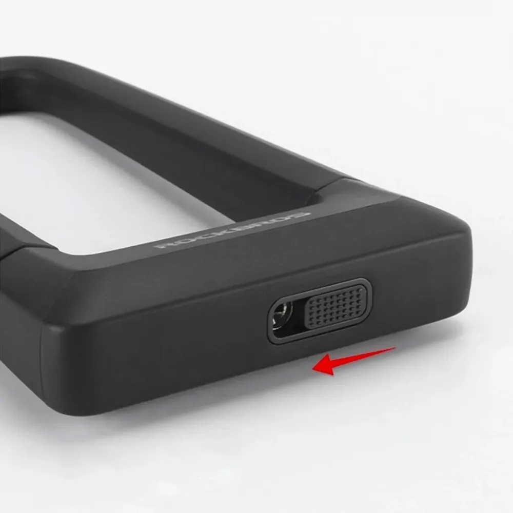 Antifurt în formă de U pentru bicicletă Rockbros RKS626 - negru
