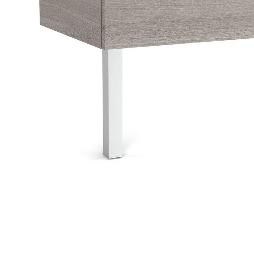 Roca Gap Set 2 picioare pentru mobilier alb lucios