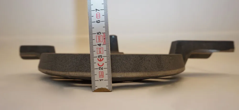 Rüttel grătar în jur de 19,5 cm raft de cuptor de rugină turnat