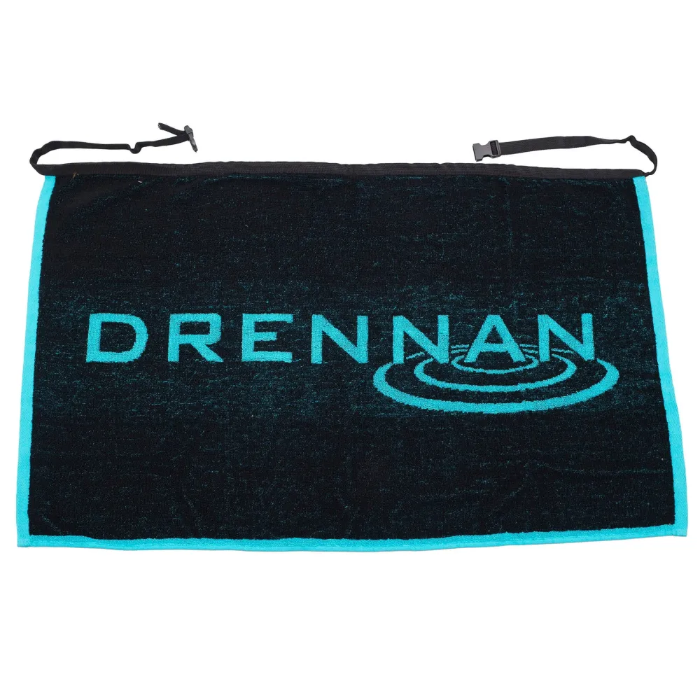 APRON TOWEL BLACK/AQUA