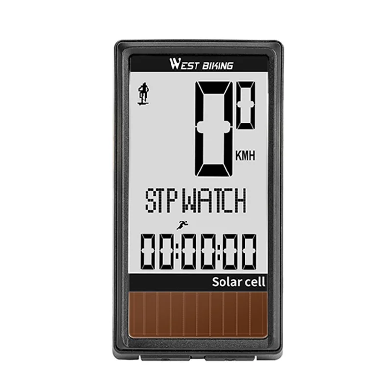 Contor de bicicletă solar wireless pentru MTB și șosea