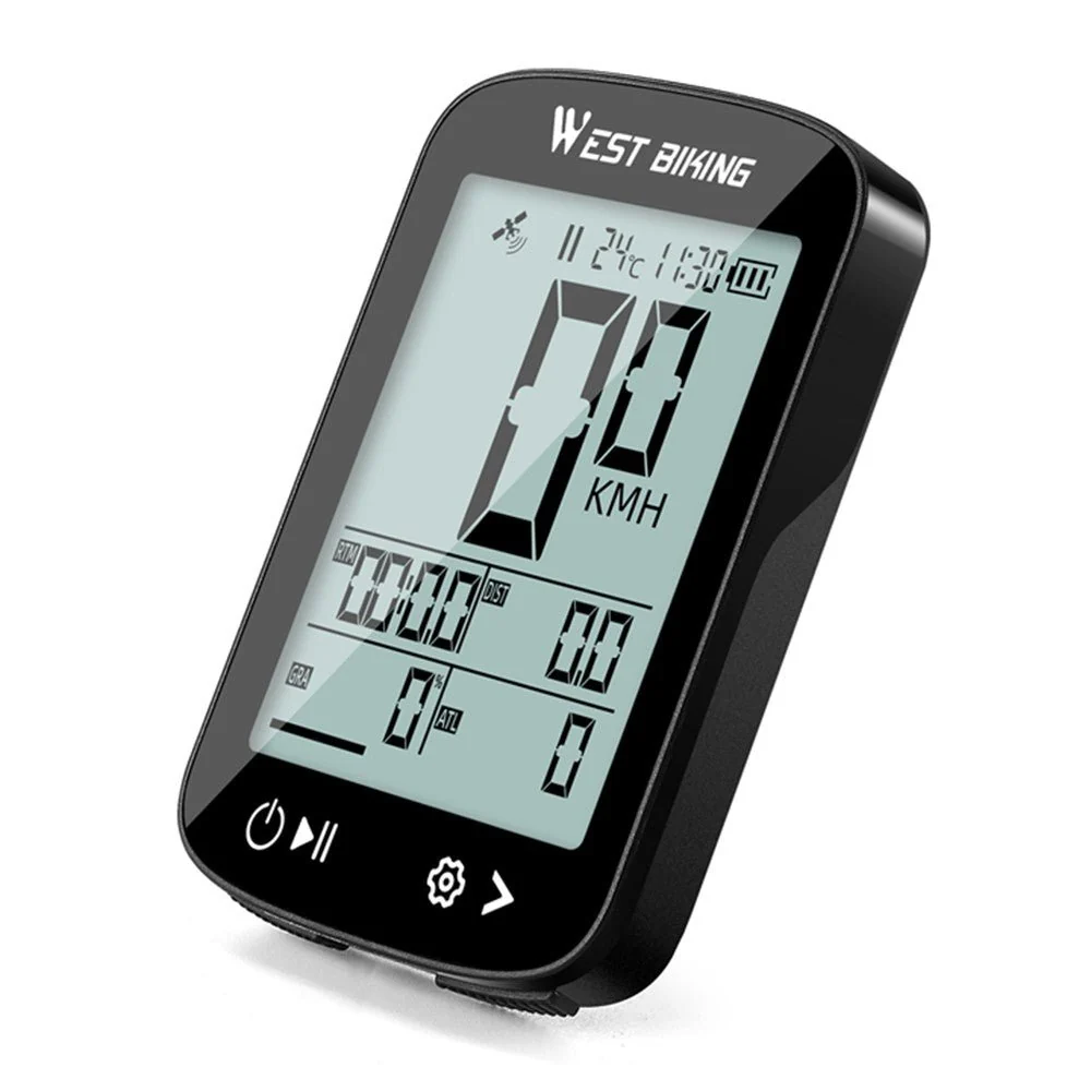 Contor GPS bicicletă wireless WEST BIKING YP0702113 certificat CE