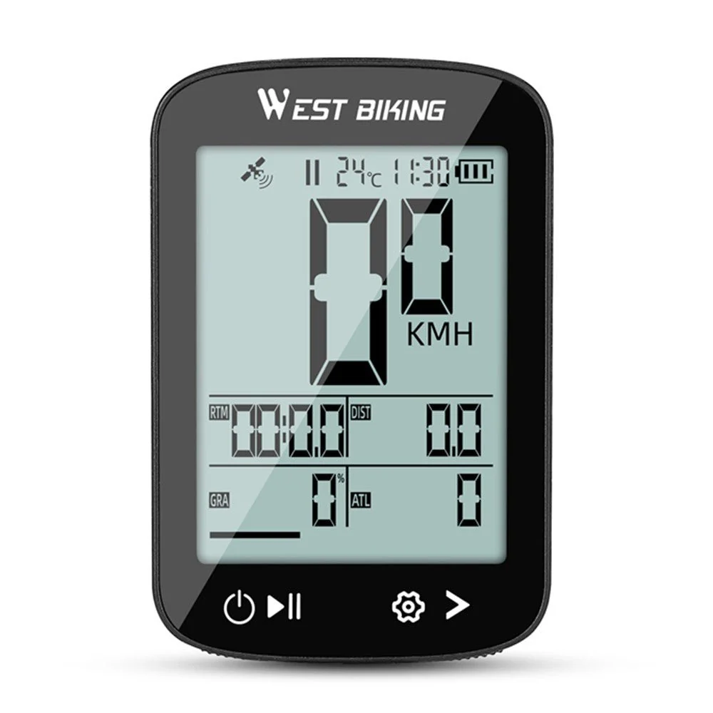 Contor GPS bicicletă wireless WEST BIKING YP0702113 certificat CE