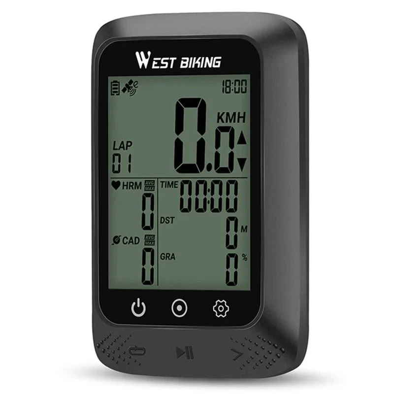 Contor GPS pentru bicicletă de munte și șosea, viteză digitală fără fir