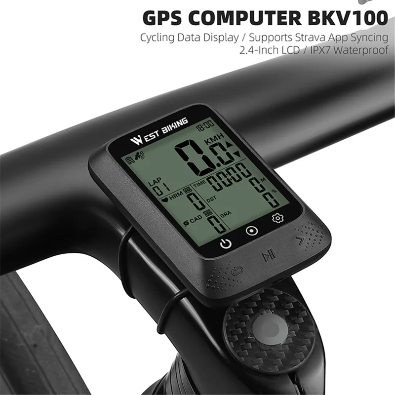 Contor GPS pentru bicicletă de munte și șosea, viteză digitală fără fir