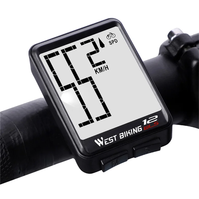 Contor pentru bicicletă pentru MTB și șosea, ecran iluminat din spate, rezistent la apă