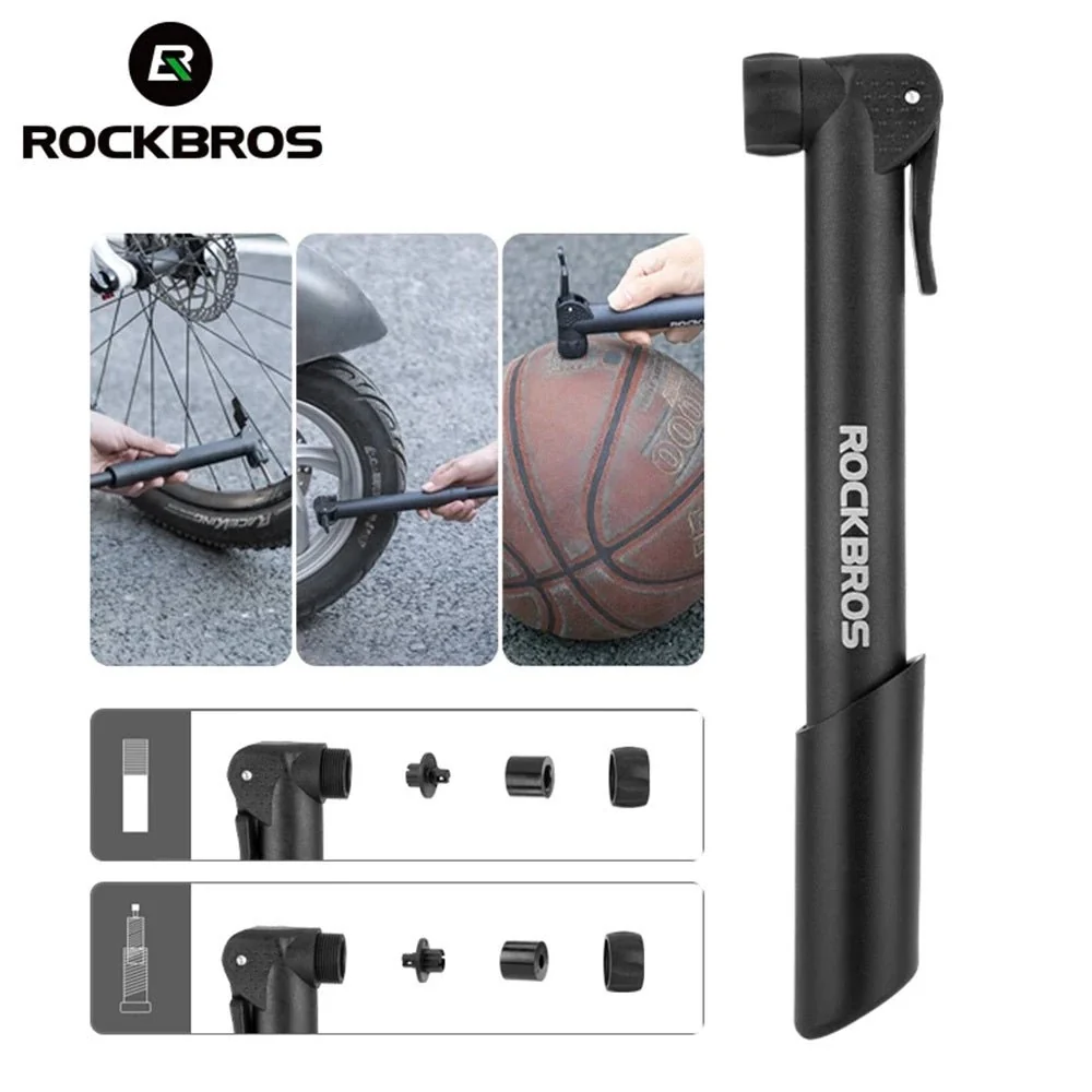 Pompă de bicicletă Rockbros - Neagră