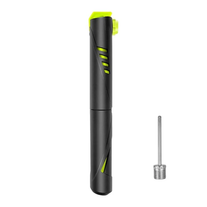 Pompă de bicicletă telescopică negru/verde