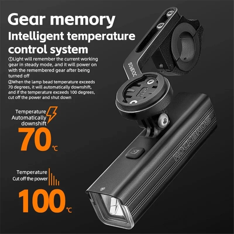 Far de bicicletă 4500mAh Lampă frontală