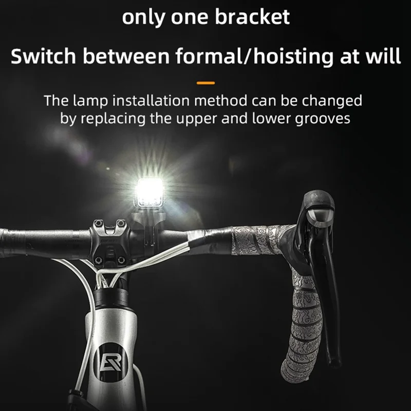 Far de bicicletă LED strălucitor Lanternă de bicicletă reîncărcabilă