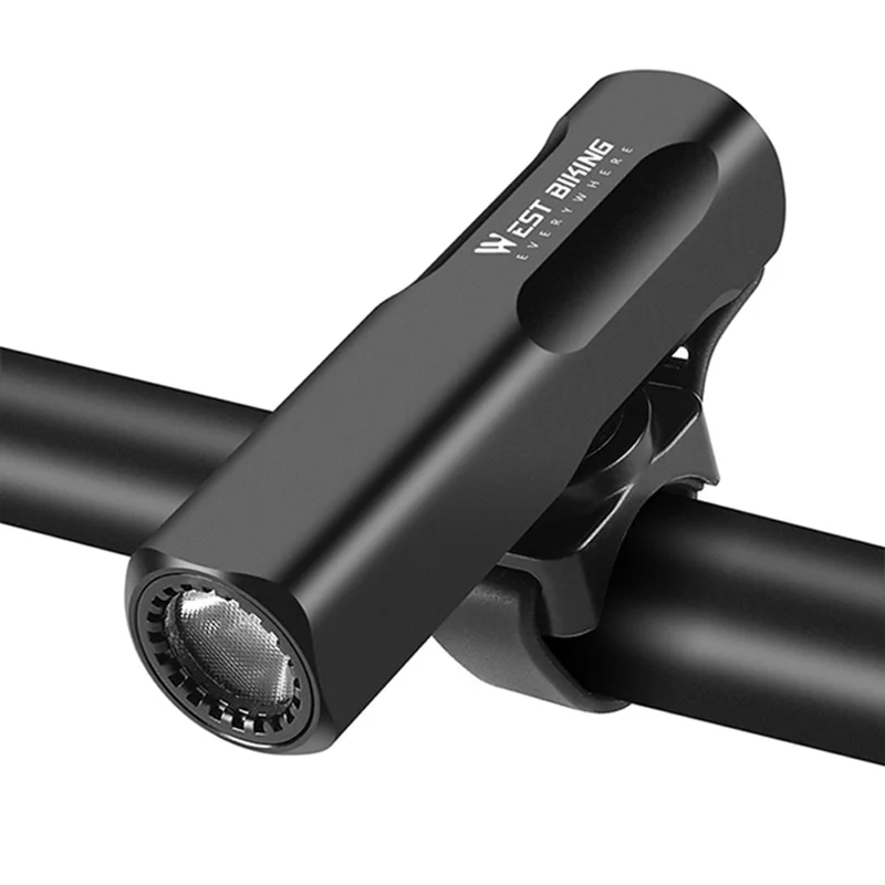 Far frontal luminos pentru bicicletă 400LM din aliaj de aluminiu - Negru