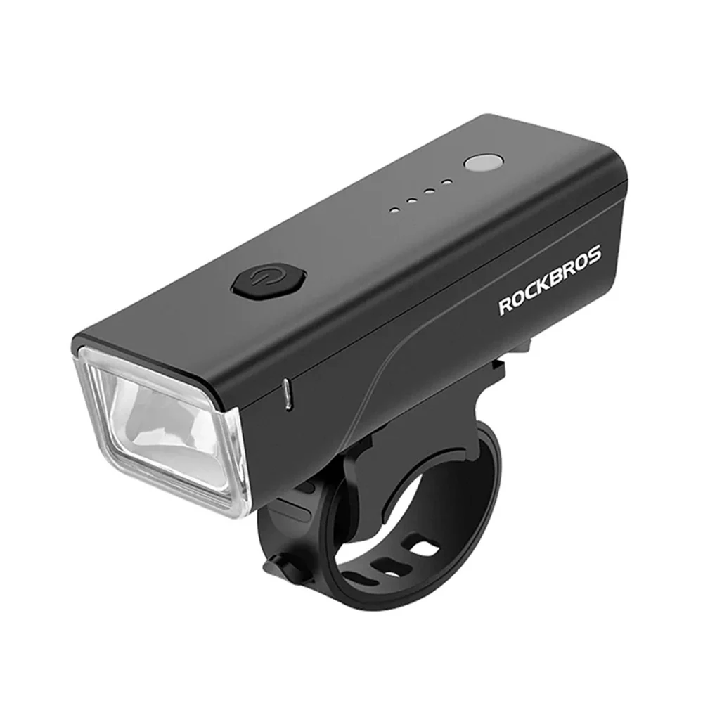 Lampă frontală pentru bicicletă Rockbros 260 lumeni + USB-C - Cablu USB-