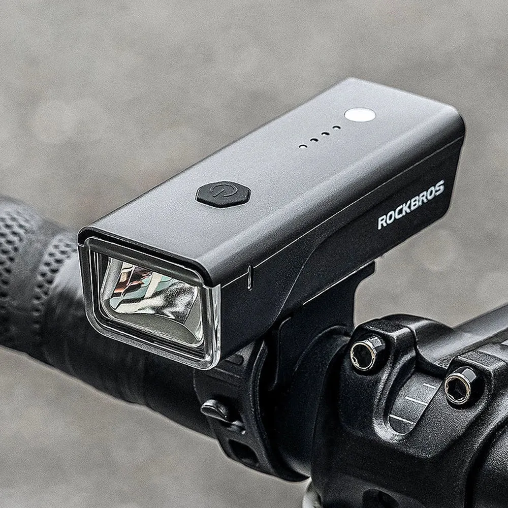 Lampă frontală pentru bicicletă Rockbros 260 lumeni + USB-C - Cablu USB-