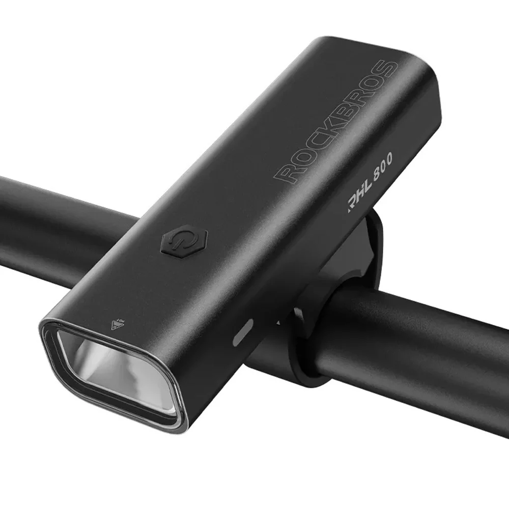 Lampă frontală pentru bicicletă Rockbros 800 lm + cablu USB-C - USB-