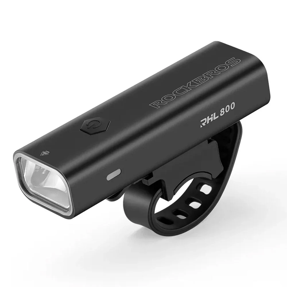 Lampă frontală pentru bicicletă Rockbros 800 lm + cablu USB-C - USB-