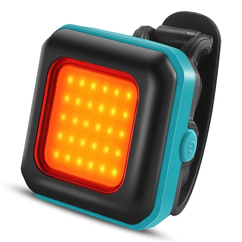 Lampă de siguranță LED pentru bicicletă - Lumină spate albastră / Lumină roșie