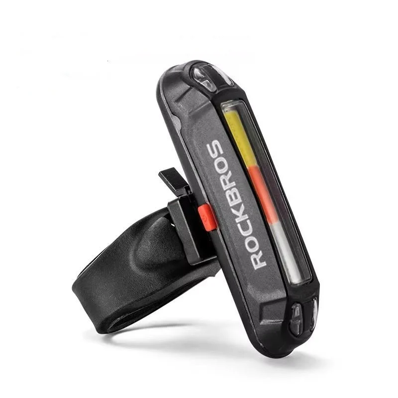 Lumină spate bicicletă ROCKBROS reîncărcabilă USB „Siguranță”