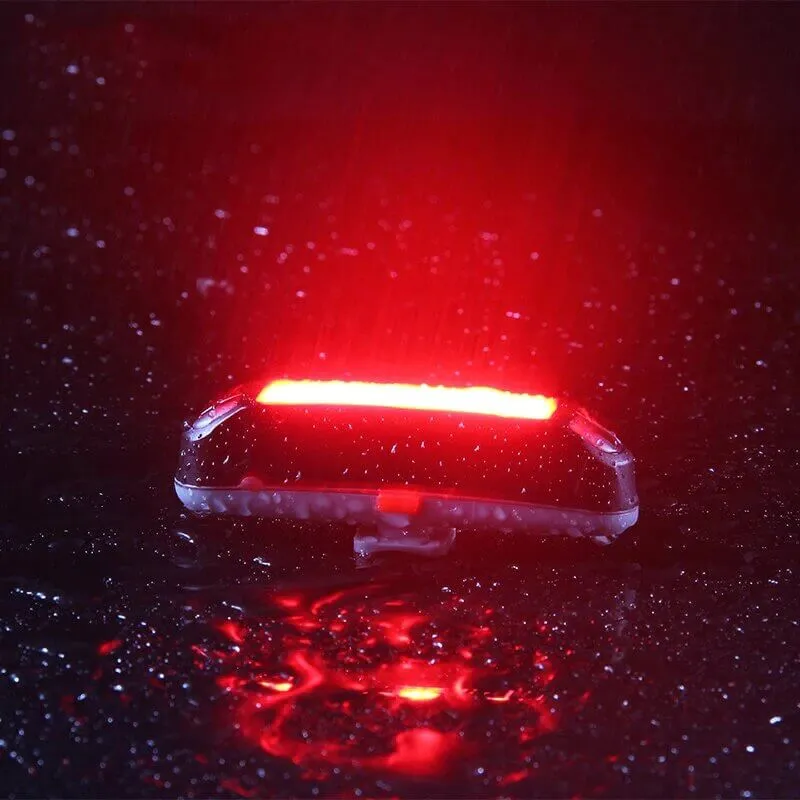 Lumină spate bicicletă ROCKBROS reîncărcabilă USB „Siguranță”