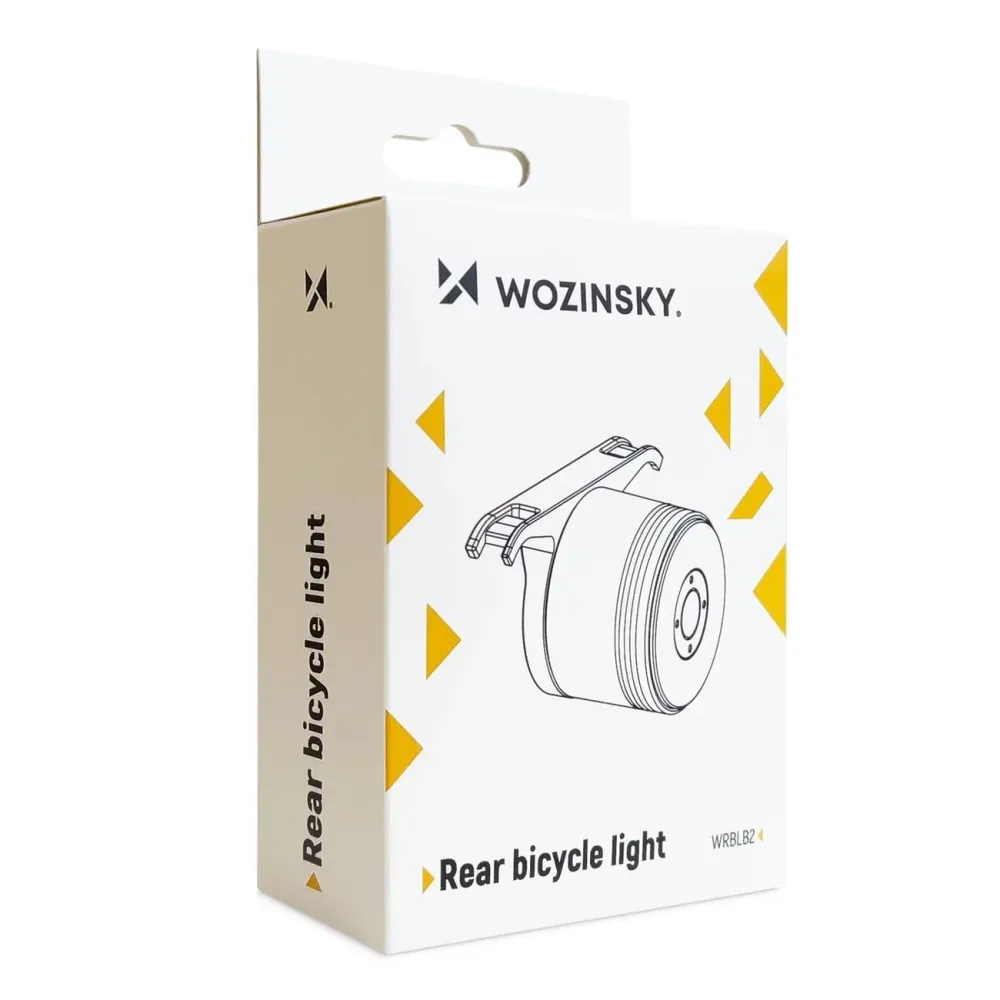 Lumină spate pentru bicicletă LED cu încărcare USB-C, lumină roșie, 5 moduri