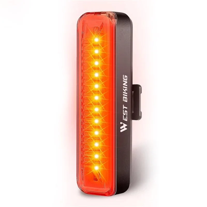 Lumină spate pentru bicicletă reîncărcabilă 400mAh LED