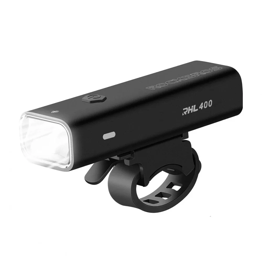 Rockbros Far de bicicletă 400 lm + cablu micro USB - USB-