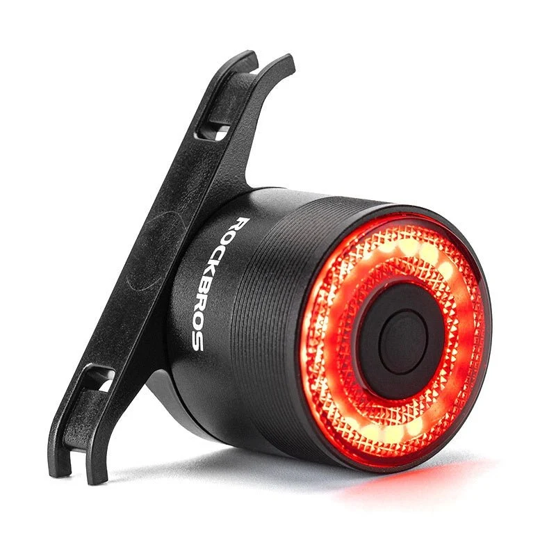 Rockbros Q3 Lumină spate LED pentru bicicletă cu sistem inteligent de oprire