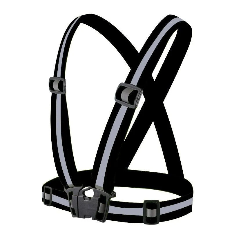 Ham reglabil reflectorizant negru