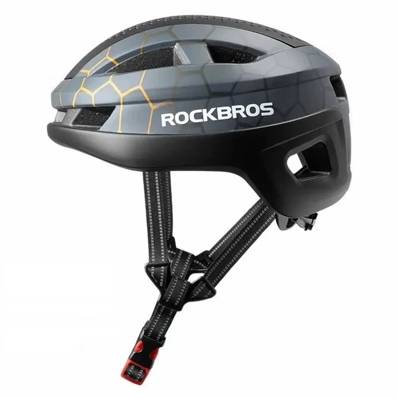 Cască de bicicletă respirabilă cu protecție pentru cap (Design Mat) - Gri