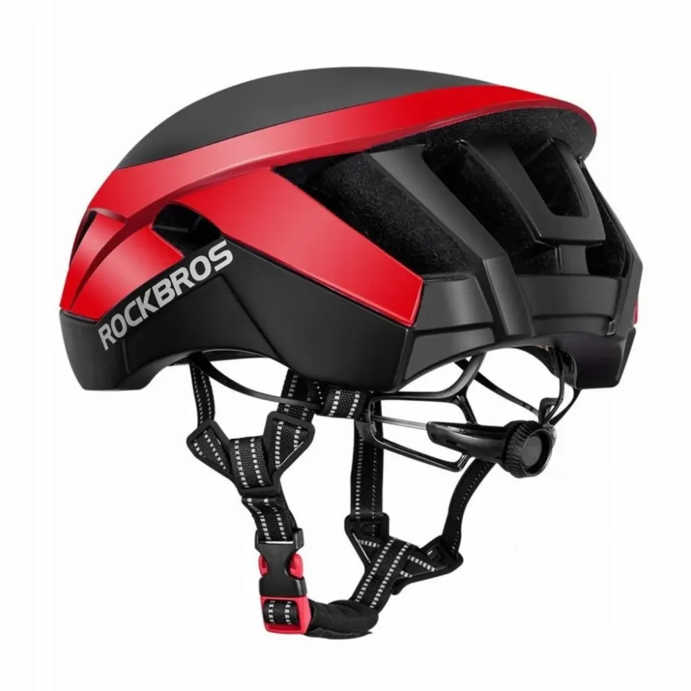 Cască de bicicletă ROCKBROS Negru/Roșu
