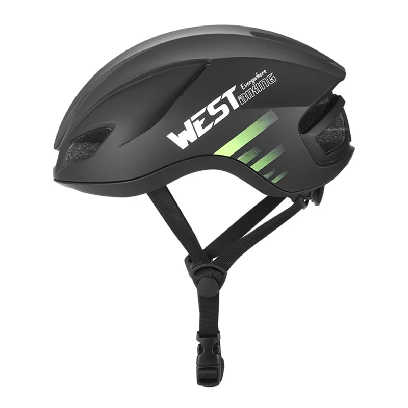 Cască de bicicletă ușoară cu iluminare spate LED - Negru