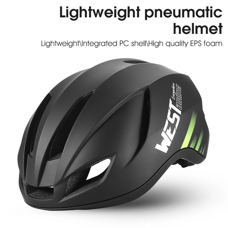 Cască de bicicletă ușoară cu iluminare spate LED - Negru