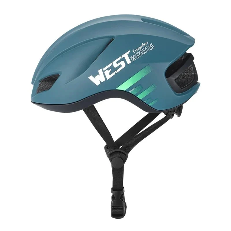 Cască de bicicletă ușoară cu iluminare spate LED - Alb