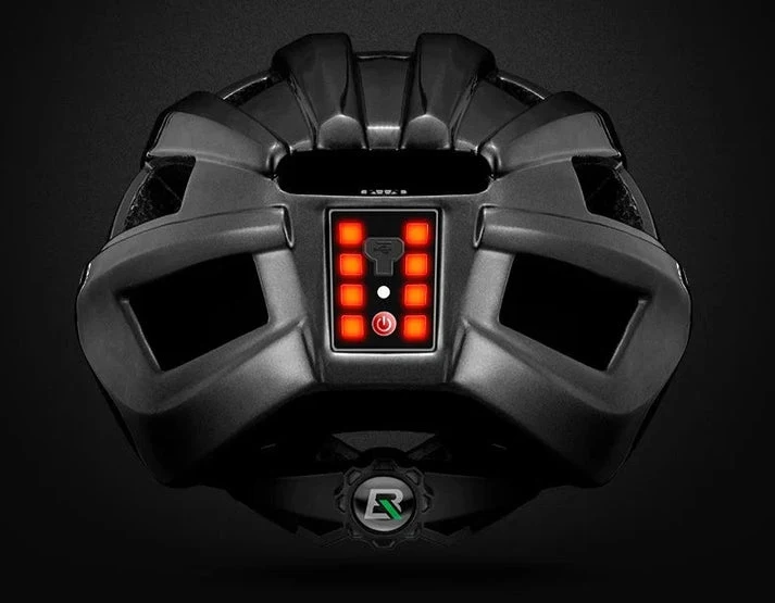Cască de bicicletă ușoară luminoasă cu semnalizator intermitent