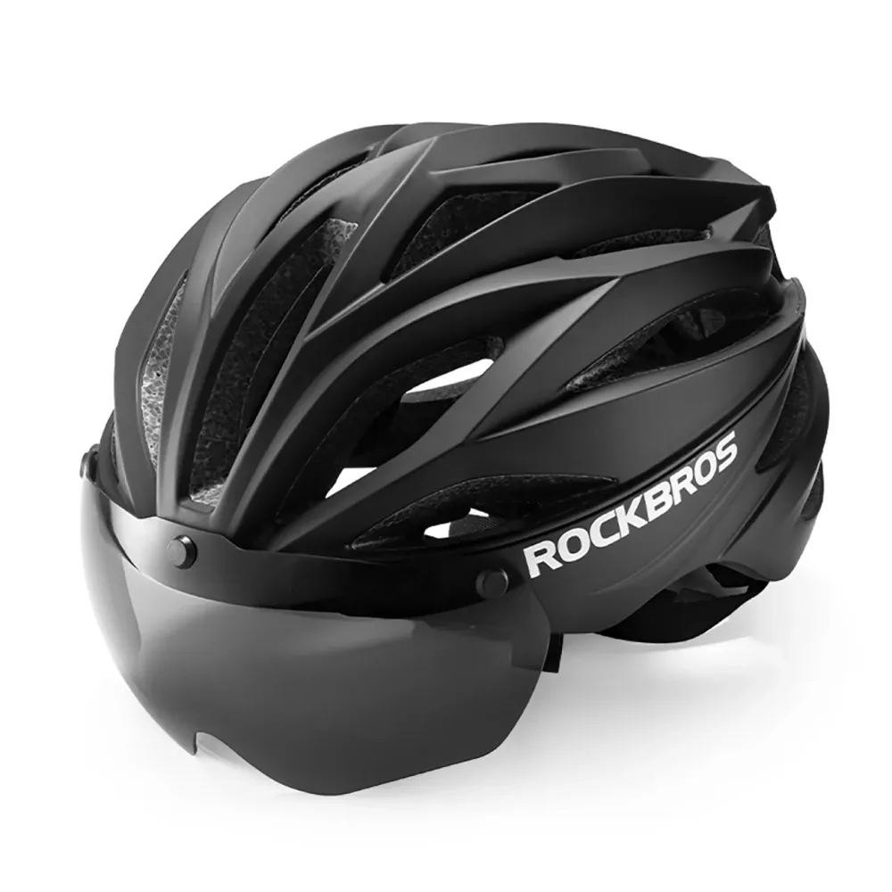 Casca de bicicletă Rockbros ochelari de protecție UV Negri