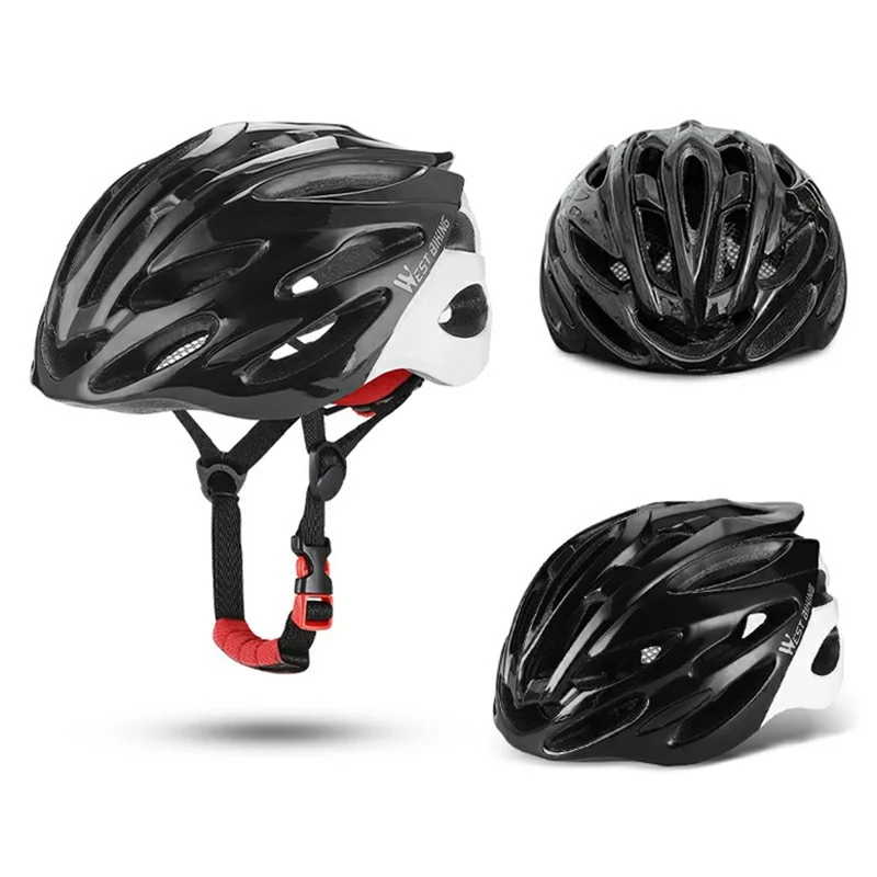 Casca de ciclism graduată cu căptușeală amortizantă pentru MTB - Negru+Alb