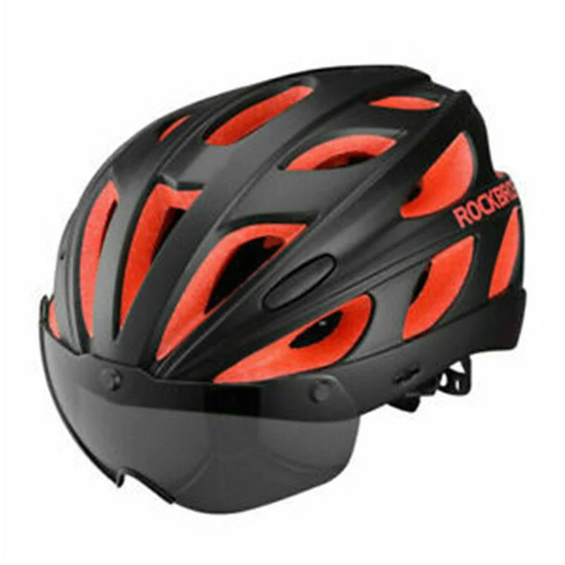ROCKBROS Cască de bicicletă cu ochelari 57-62cm