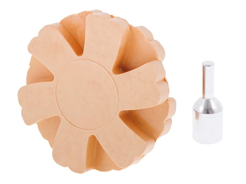 Disc de cauciuc pentru adezivi, diam. 90 mm, zimțat, filet M8