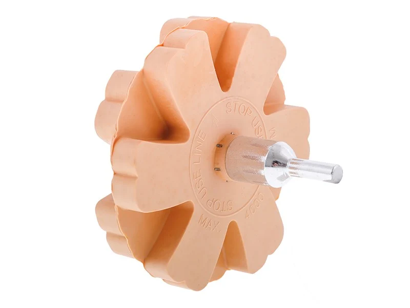 Disc de cauciuc pentru adezivi, diam. 90 mm, zimțat, filet M8