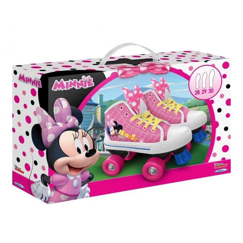Patine cu rotile, Stamp, Minnie It's Me, Cu 4 roti, Marime 28, Pana la 60 kg, 5 ani+, Roz