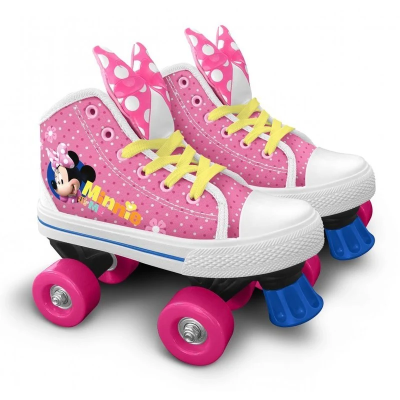 Patine cu rotile, Stamp, Minnie It's Me, Cu 4 roti, Marime 28, Pana la 60 kg, 5 ani+, Roz