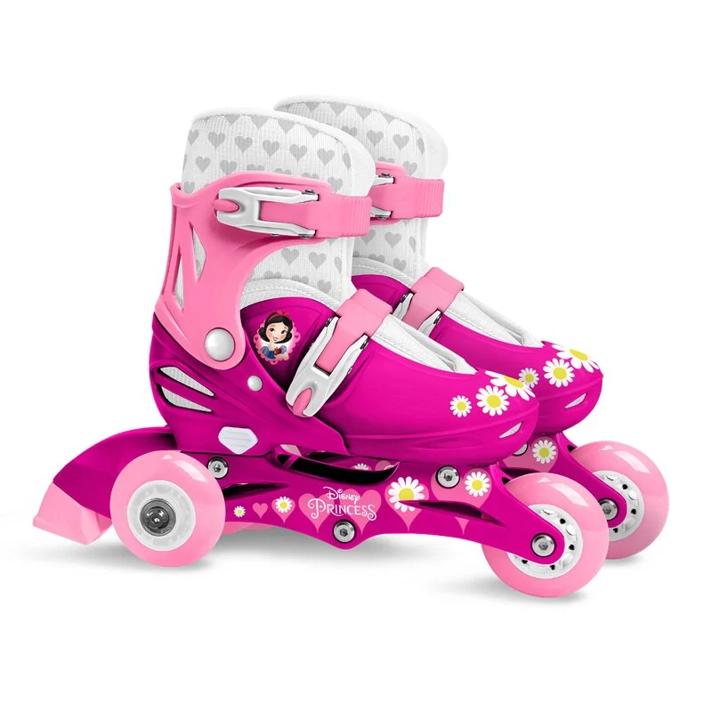 Role, Stamp, Disney, De la incepator la avansat, Cu 3 roti, Ajustabile, Inchidere prin velcro, Cu frana, Marime 27-30, Pri...