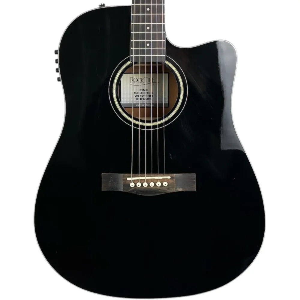 Chitară acustică Rocktile - Negru